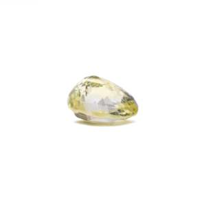Loose 6 Carat Oval Cut Yellow Sapphire Gemstone for Fine Jewelry - Product Image 3