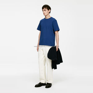 Camiseta en blanco personalizada de alta calidad para hombre 100% algodón 300 Gsm Métodos de impresión digital - Product Image 4