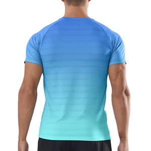 Camisetas Deportivas de Malla de Manga Corta para Hombre, de Alto Rendimiento, para Fisicoculturismo, Entrenamiento Muscular, Venta al Por Mayor, Personalizadas con Impresión - Product Image 2