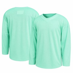 Women's Blank Hockey Jersey-100% Polyester 160g Quick Dry Anti-Bacterial Eco-Friendly OEM Service - Product Image 2