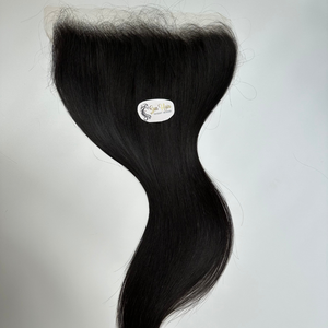 Pelucas de Cabello Humano Vietnamita sin Procesar de un Solo Donante con Encaje Frontal HD de Nudos Individuales de Sun Hair Company - Product Image 1