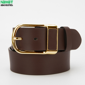 Cinturón de Cuero Vacuno Formal para Hombre con Logotipo Personalizado al por Mayor, Hebilla de Aleación Reversible, Ligero, Ecológico y Duradero, Ancho de 3.3 cm - Product Image 3