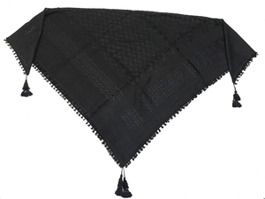 Foulard arabe multicolore Shemagh Palestine Arafat, foulard tactique du Golfe pour hommes et femmes, grand foulard arabe en toile de polyester douce - Product Image 3