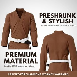 ชุดยิวยิตสู BJJ ผ้าฝ้ายพรีเมียม ทอลายเพิร์ลวีฟ ออกแบบได้ตามสั่ง ระบายอากาศได้ดี น้ำหนักเบา ทนทาน เหมาะสำหรับฝึกซ้อม สำหรับผู้ชายและผู้หญิง - Product Image 3