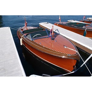 Barco Deportivo de Recreo Chris Craft SRB de 19 Pies, Clásico, de Madera y Fibra de Vidrio, con Motor Interior, Hecho a Mano - Product Image 1