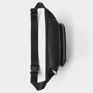 Riñonera Unisex Estilo Punk Negra de PU con Remaches, Cierre de Cremallera, Forma de Barril, para Uso Diario - Product Image 4