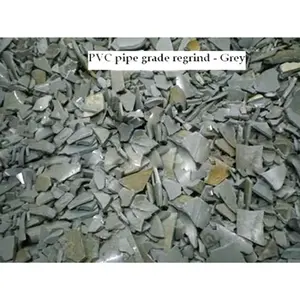 Remolienda de desechos de PVC, suministro directo de fábrica, Material de plástico PVC, Color blanco y gris