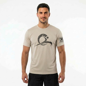 Camisetas Deportivas de Corte Regular para Hombre, 100% Poliéster, Sólidas, Casuales, Transpirables, Anti-UV, Ecológicas, para Entrenamiento, Fitness y Gimnasio - Product Image 1