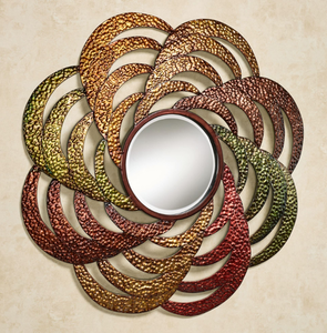 Eco Friendly Handcrafted Iron <b>Wall</b> <b>Mirror</b> Frame Artistic Decorative Accent For Home Living Room Bedroom Interior Decor - Product Image 4