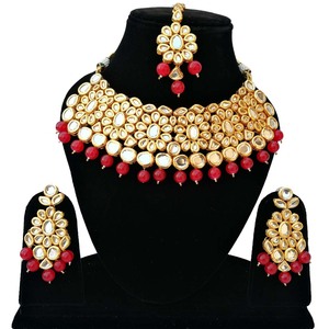 Women's Trendy Alloy Party Wear Engagement Anniversary Wedding Choker Earrings Set Copper 18K Gold Plated Zircon Jewelry - Product Image 1