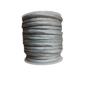 Y S INTERNATIONAL 100% Pure Mulberry Silk Flat Cord <b>Silver</b> Grey Soft <b>Jewelry</b> <b>Making</b> Necklace Bracelet Crafts Bag Customized Size - Product Image 1