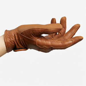 Gants d'équitation en cuir légers et personnalisables, unisexes, nouveau stock, confortables, durables, respirants, pour l'été - Product Image 2