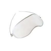 Lámina Calefactora Transparente de 5"x5" de Calentamiento Rápido e Impermeable, Elemento Flexible para Eliminar la Niebla de la Visera del Casco