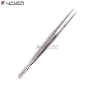 I.M.A. Pinzas Quirúrgicas Rectas con Puntas de 0.5mm, Micro de 0.25mm, 1x2 Dientes, con Recubrimiento TC, para Ataduras, 7.25 Pulgadas (18.5cm) - Product Image 4