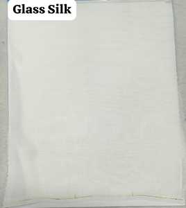 Tissu en viscose Chanderi pur et teignable en vrac, tissu brut blanc pur pour impression personnalisée, matière pour sari, costume, robe - Product Image 1