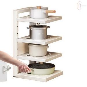 High Quality Storage Rack Holder with Multi Level <b>Shelves</b> for Organized and Clutter Free Storage Spaces - Product Image 6