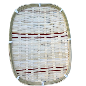 Hai Dang Vietnam Bamboo Crafts Handmade Eco-Friendly Natural Bamboo Round/Oval Food-Grade Reusable Serving <b>Tray</b> & Plate - Product Image 6