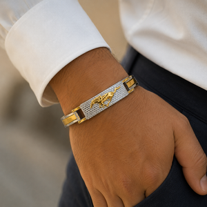 Pulsera de moda Sinhala para hombre, venta al por mayor, Malasia, pulsera de joyería artificial, pulsera chapada en oro, pulsera del sur de Asia - Product Image 6