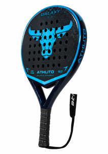 Raqueta de Pádel de Fibra de Carbono, Cara Redonda, Ligera y Flexible, Núcleo de Espuma EVA de 365g, Perforada, para Entrenamiento - Product Image 2