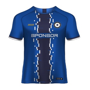 Uniformes de Entrenamiento Personalizables, Camisetas y Camisetas de Fútbol Transpirables de Secado Rápido, 100% Poliéster - Product Image 3