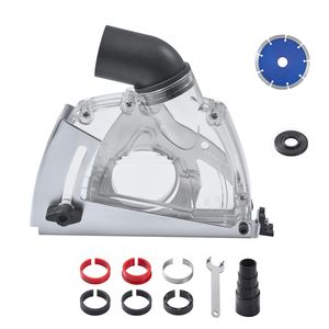 Protezione Antipolvere Universale da 4-5 Pollici per Smerigliatrici Angolari con 6 Rondelle di Bloccaggio e 5 Impugnature Diamantate - Categoria Prodotto: Adattatore - Product Image 1