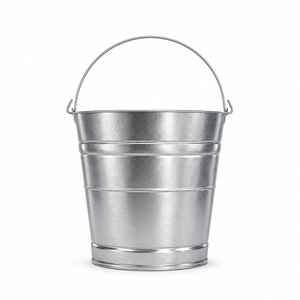 Seau en acier galvanisé de 14 litres - Product Image 2