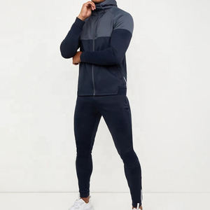 Men's Lightweight Polyester Hooded Tracksuit Set Solid Full <b>Zip</b> Sweatshirt <b>Jogger</b> Pants Quick Dry Sporty Autumn Wear - Product Image 6