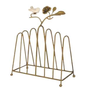 ที่วางขนมปังสแตนเลสทันสมัย ดีไซน์อเนกประสงค์ ป้องกันการสะสมของน้ำหยด ช่วยให้แผ่นขนมปังแยกออกจากกันอย่างเรียบร้อย ทนทาน - Product Image 5