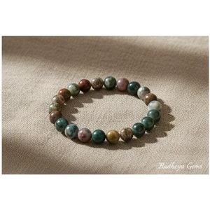 Indian Handcrafted Agate Strength <b>Bracelet</b> Natural Beaded Crystal <b>Healing</b> Jewelry Wholesale From India - Product Image 4