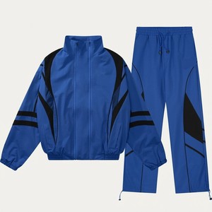 New Arrival Mens Performance Windbreaker Tracksuit Modern Athletic <b>Techwear</b> Jogger Set Zipper <b>Jacket</b> Sportswear Custom OEM - Product Image 4