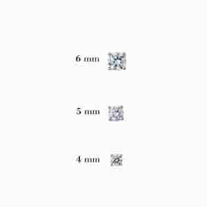 luxury 925 sterling silver high carbon diamond stud <b>earrings</b> women fine jewelry for engagement wedding party anniversary gift - Product Image 3