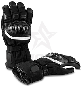 Gants de moto imperméables pour hommes, gants d'hiver chauds pour écran tactile, protection des articulations en fibre de carbone, gants de course - Product Image 2