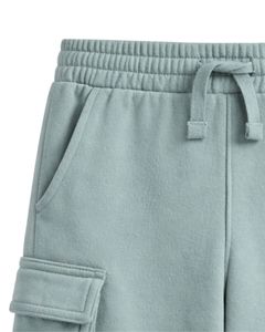 กางเกงขาสั้นผ้าแคนวาสขนแกะสำหรับออกกำลังกายผู้ชายไซส์ใหญ่สั่งทำขายส่ง พร้อมขอบเอวยางยืดและกระเป๋าข้าง เป็นมิตรกับสิ่งแวดล้อม ระบายอากาศได้ดี - Product Image 5