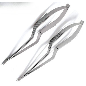 Ciseaux microchirurgicaux 7,5 pouces droits et courbés en acier inoxydable de qualité supérieure pour la neurochirurgie et la microdissection - Product Image 6