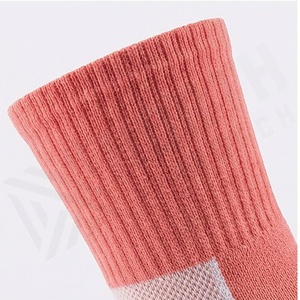 Coral Crew <b>Socks</b> Breathable Mesh Knitted Polyester Spandex <b>Running</b> Athletic Summer Adult Regular Fit - Product Image 4