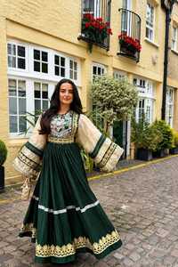Robe longue ethnique bohème, fabrication artisanale, qualité supérieure, fabricant en gros, robes décontractées afghanes pour femmes - Product Image 5