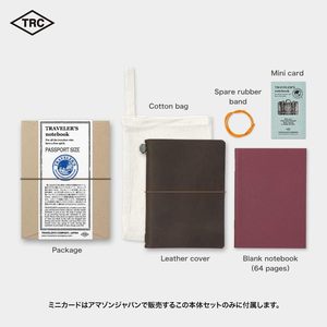 Made in Japan Travelers Notebook Passport Size Genuine <b>Leather</b> Refillable Journal Retro Travel Diary Pocket 60 Sheets Gift - Product Image 4