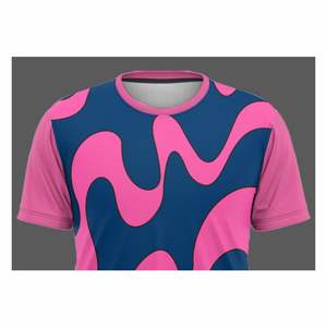 Camisetas Deportivas Personalizadas 100% Poliéster Tejido, Transpirables, de Secado Rápido, Ecológicas, Cuello Redondo, Moda Masculina, Fútbol, Fabricante OEM ODM - Product Image 4