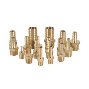 Raccord de tuyauterie réducteur mâle CNC de précision avec tête hexagonale filetée G, surface dorée polie, résistant aux hautes pressions - Product Image 2