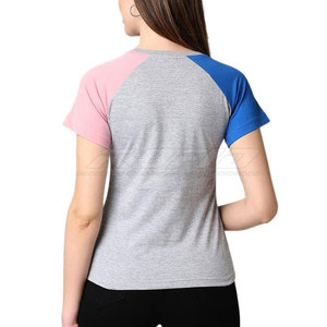 Stylish Women T Shirt Breathable Cotton Fabric Lightweight Casual Daily Wear Fashion Apparel Bulk Wholesale Supply - Product Image 5