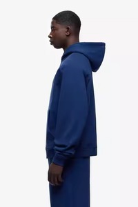 <b>Tracksuit</b> Set Comfortable Top Seller 2-Piece Design Men's Casual Winter Sports Zipper Hooded Solid Heavyweight - Product Image 3