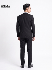 Traje de Negocios ANIMA de Lujo para Hombre, Antiarrugas y Transpirable, Ropa Formal de Oficina Ejecutiva Profesional con Cuello en V - Product Image 5