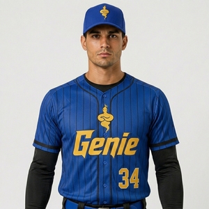 Uniforme de Béisbol Personalizado, Uniforme de Béisbol de Alto Rendimiento Diseñado con Material de Poliéster que Absorbe la Humedad y Transpirable - Product Image 5