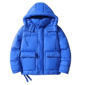 เสื้อแจ็คเก็ตพัฟเฟอร์ผู้ชายแบบถอดคอปกได้สำหรับฤดูหนาว ลายการ์ตูน/เรขาคณิต  รับสกรีนโลโก้และไซส์ตามสั่ง กันน้ำ - Product Image 1