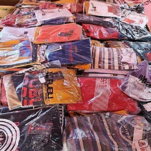 Fournisseur en gros de T-shirts d'été imprimés à épaules tombantes, neufs, stock de boutique, assortiment mixte en balles en vrac, provenance usine - Product Image 6