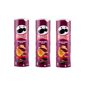 Prringles Texas BBQ Sauce Potato Chips Crunchy <b>Snack</b> With Rich BBQ Flavor And Smooth Smoky Finish - Product Image 3