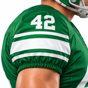 Ensemble d'uniformes de football américain personnalisés, maillot et pantalon de football pour équipe, uniforme de football par sublimation - Product Image 5