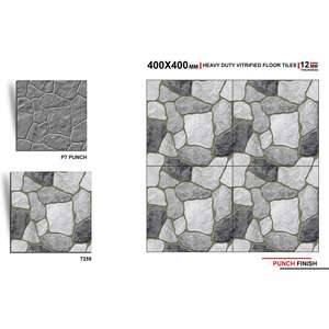 Diseñador de lujo 40x40cm Mármol esmaltado pulido Porcelana Granito 3D Azulejos de estacionamiento al aire libre Cuerpo completo Resistente para baño de pasillo - Product Image 3