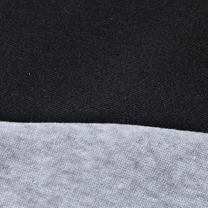 Sweat-shirt en molleton coupe classique pour homme, col rond, coupe-vent, 100% coton, décontracté, automne, gris, noir - Product Image 6