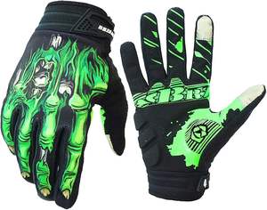 Gants de motocross tendance unisexes respirants à doigts complets compatibles écran tactile toutes saisons sur mesure - Product Image 1